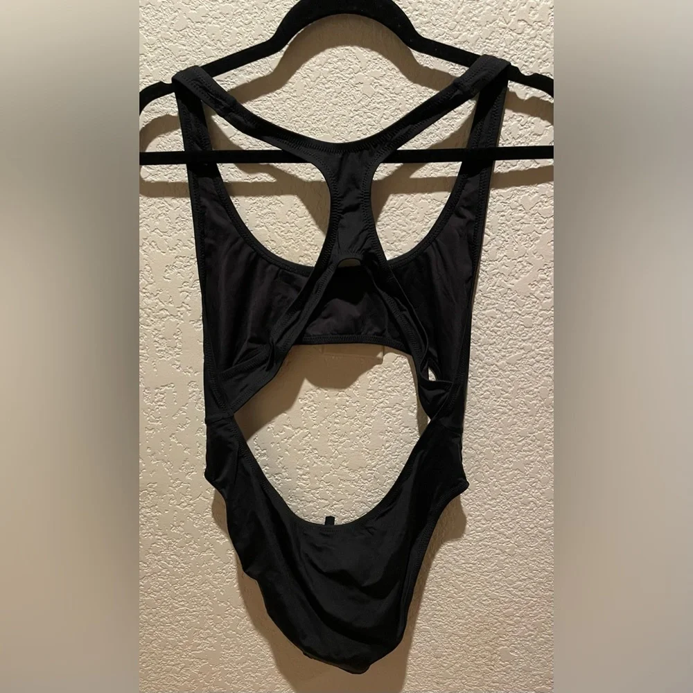 NWT Skims Monokini One Piece Swimsuit in Onyx Size XL